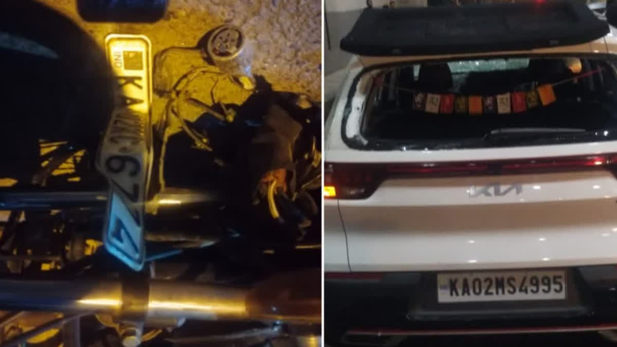 BENGALURU HIT AND DRAG CASE CAR HITS AND DRAG RIDER FOR 100 METERS FOOD DELIVERY BOY DIES