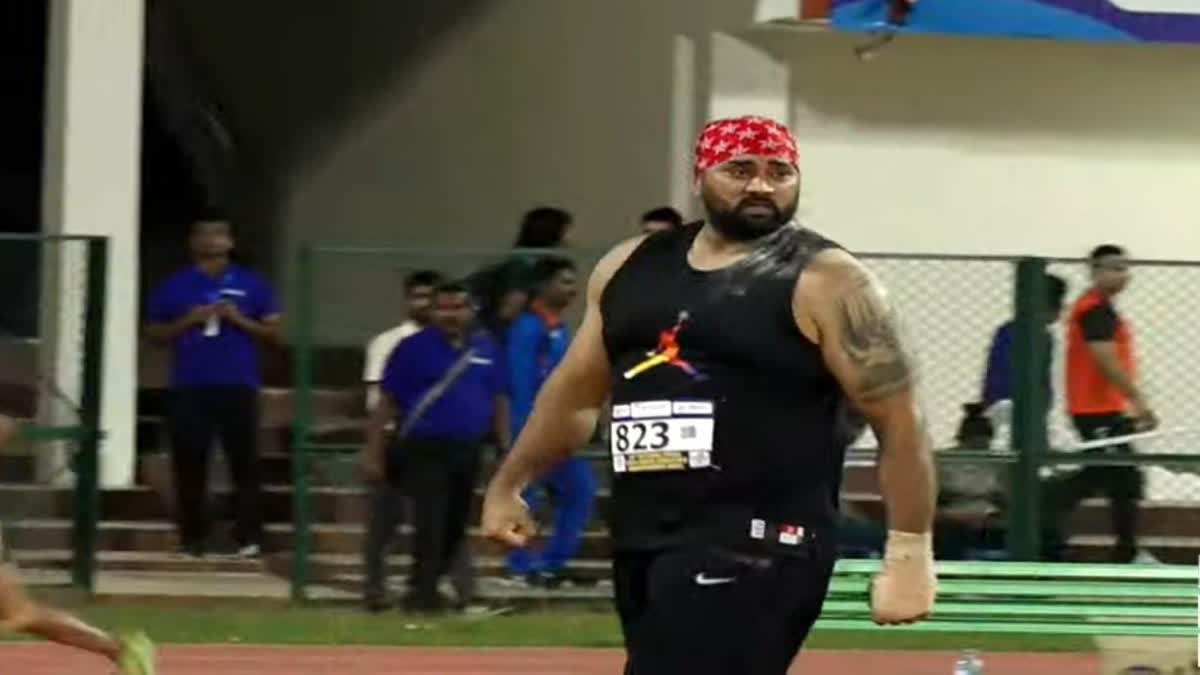 Shot putter Toor shatters own Asian record, qualifies for World C'ships; Sreeshankar wins long jump gold