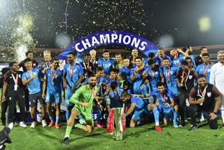 بھارتی فٹبال ٹیم نے انٹر کانٹینینٹل کپ جیتا