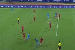 Intercontinental Cup 2023  Intercontinental Cup  Nikhil Poojary Backheel Nutme video  Nikhil Poojary  Sunil Chhetri  Sunil Chhetri goal video  ഇന്ത്യ vs ലെബനന്‍  സുനിൽ ഛേത്രി  ലാല്യൻസ്വാല ചാങ്‌തെ  നിഖില്‍ പൂജാരി