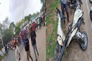 Gandhinagar Accident News : કમલમની સામે અકસ્માત, સંતાનોને સ્કૂલે મુકવા જતા એક્ટિવાચાલક પિતાનું મોત, પુત્રી ગંભીર