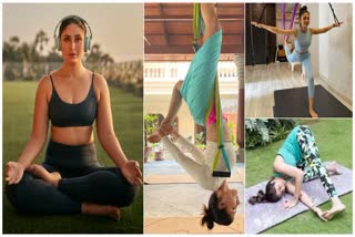 Celebrities do yoga daily to maintain fitness