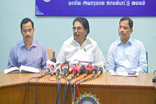 Revenue and Disaster Management Minister KKSSR Ramachandran said due to the sudden rain no major damage in Chennai