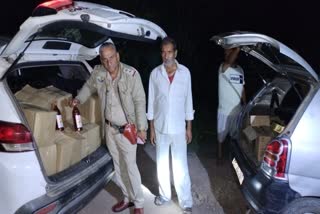 Kasauli police seized liquor in Solan