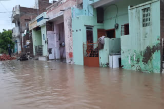 RAJASTHAN SIROHI DISTRICT SEVERELY AFFECTED WITH BIPARJOY CYCLONE 12 BARRAGE OUT OF 20 OVERFLOWING