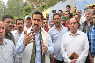 PWD Minister Vikramaditya Singh On valley bridge