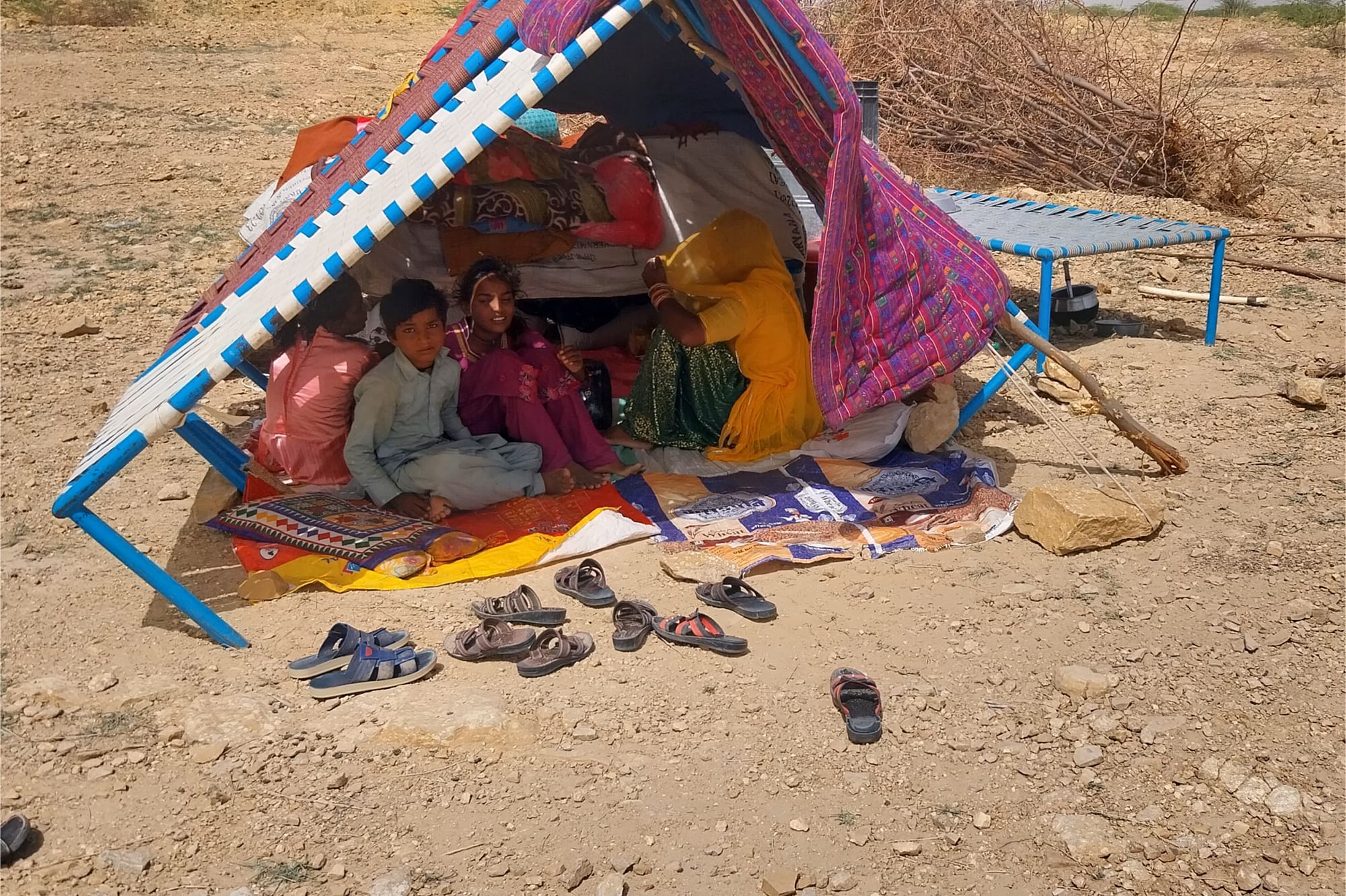 Pakistani Migrants Suffering due to Cyclone