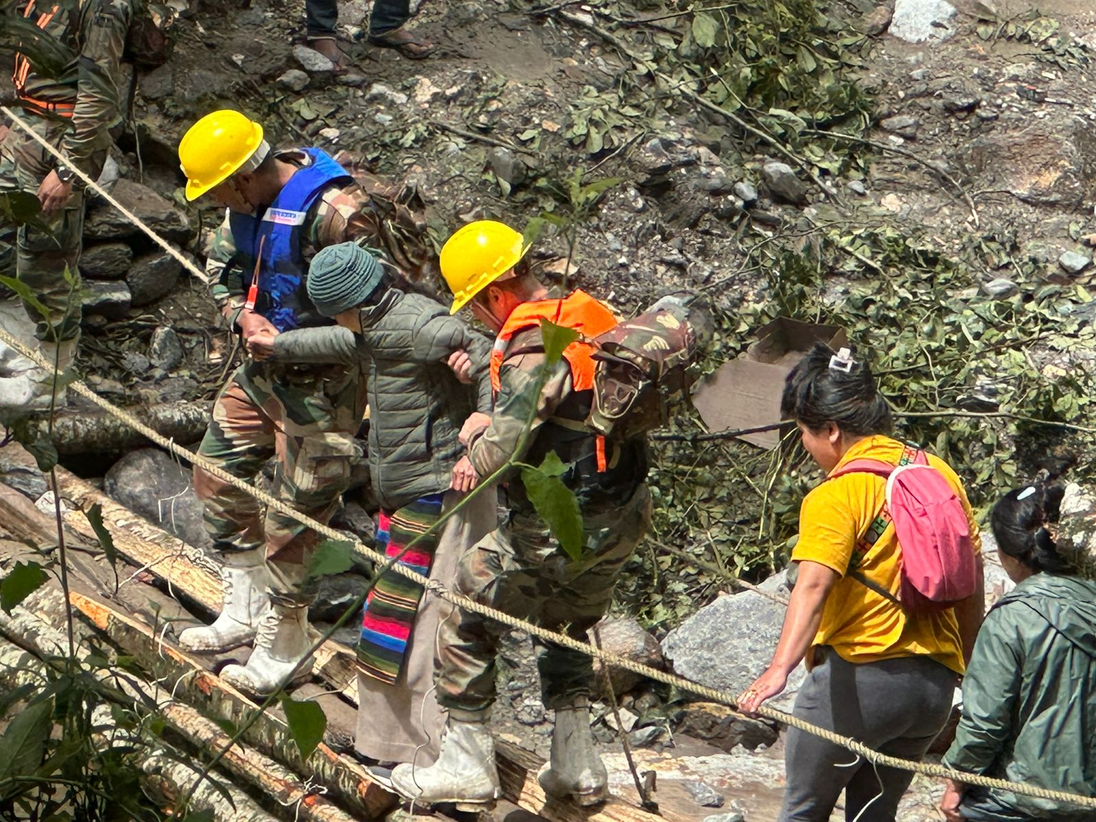 Landslides in North Sikkim