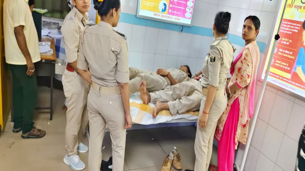 बांका में पुलिस पर हमला