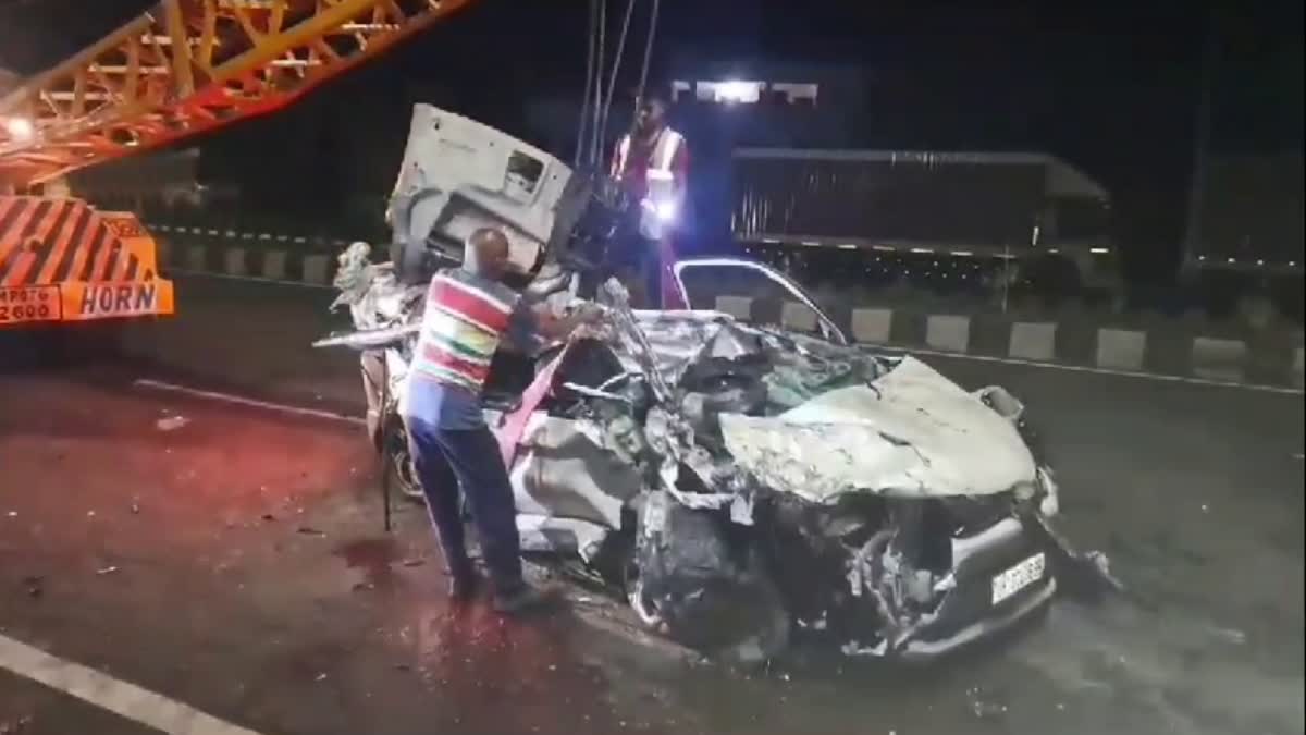 Four people died in horrific road accident in Dhanbad