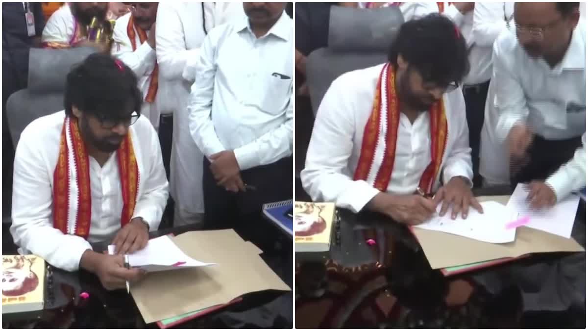 Pawan Kalyan Took Charge as Deputy Chief Minister: