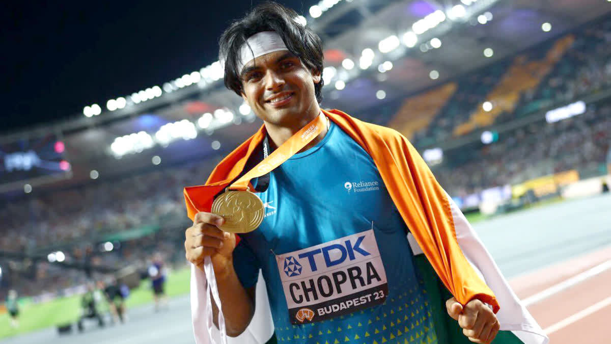 Neeraj Chopra wins gold medal at Paavo Nurmi Games 2024