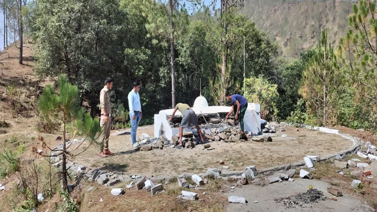 Illegal Construction Demolished In Pauri