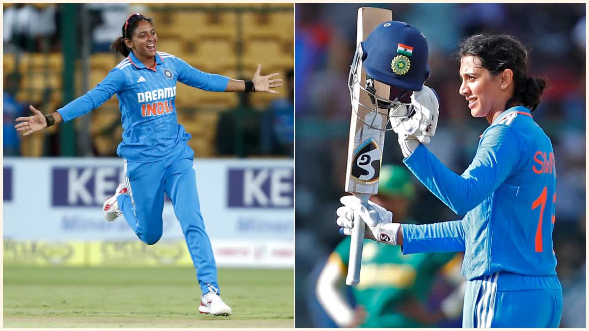 Smriti Mandhana and harmanpreet Kaur