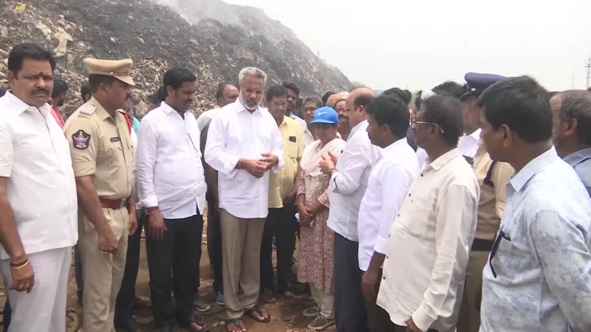 MLA Kondababu Opened Kakinada Dumping Yard Route