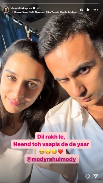 Shraddha Kapoor Instagram Story