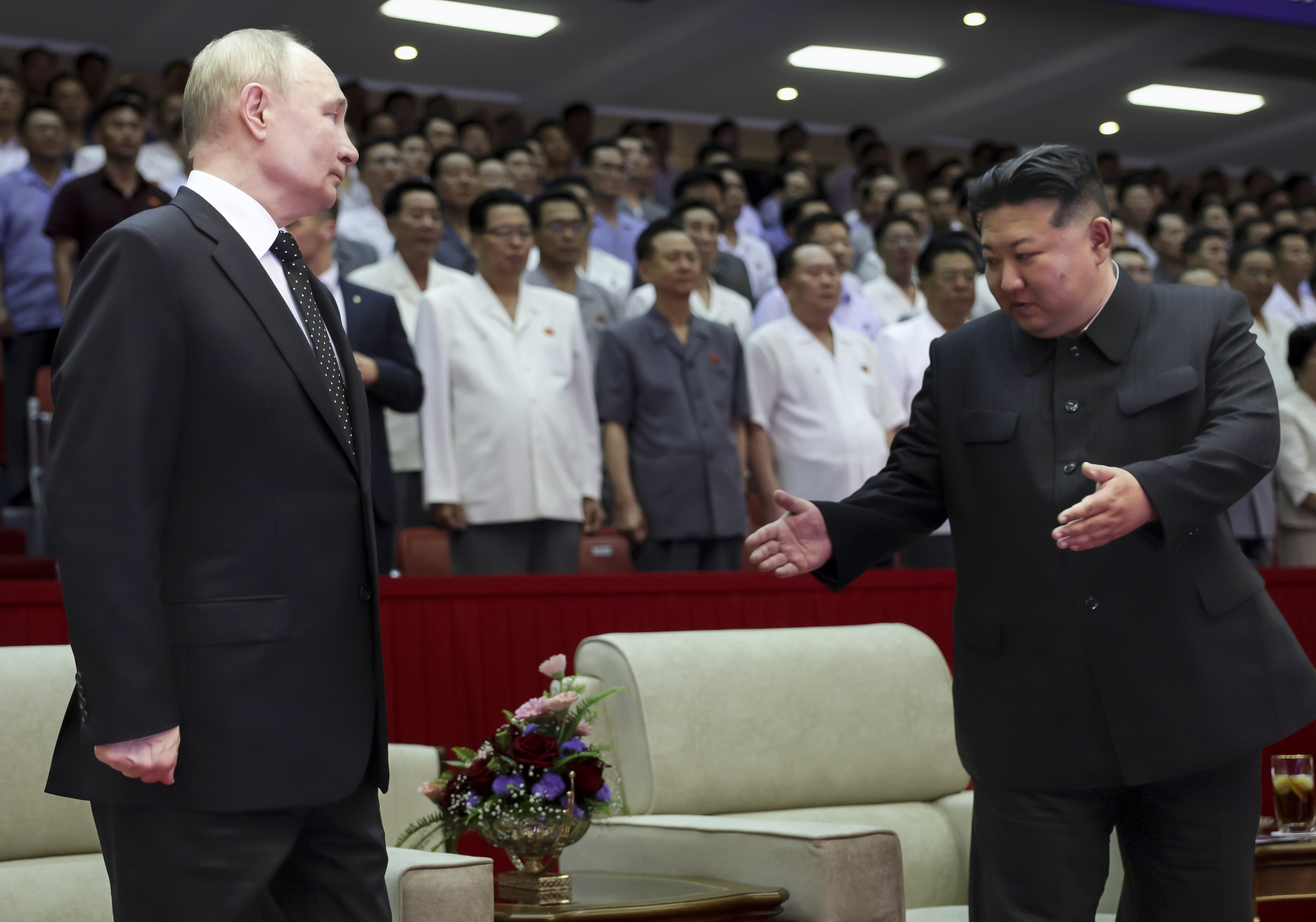 Putin and Kim Jong Un