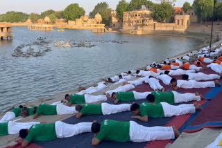 BSF JAWANS ON YOGA DAY