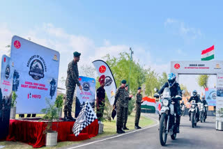 Motorcycle expedition on silver jubilee of Kargil Vijay