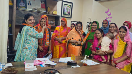 BJP MAHILA MORCHA Thanked CM