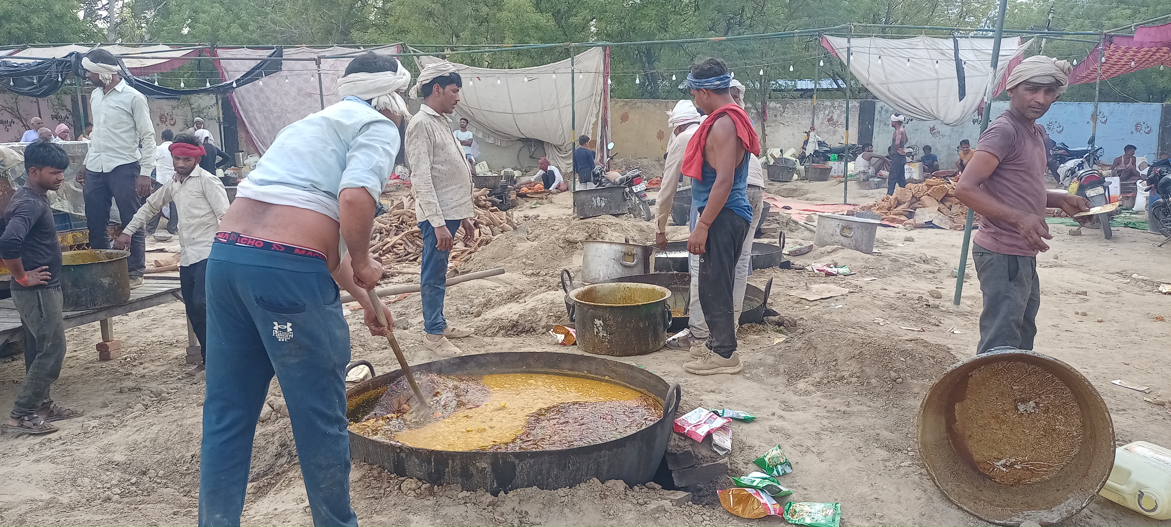 quintals of malpua for devotees