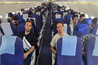 flight carrying 110 indian citizens evacuated from iran arrives in delhi Urdu News