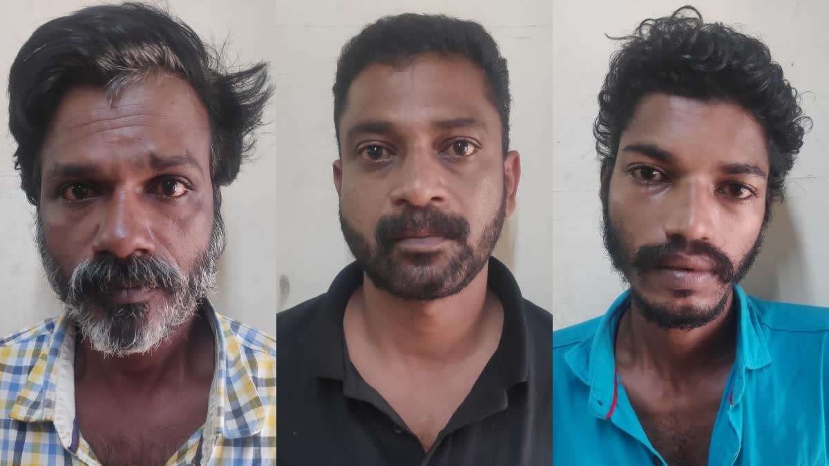 മത്സ്യ മോഷണം പത്തനംതിട്ട  മത്സ്യ മോഷണം  Fish stolen from fish market  3 people were arrested for stealing fish  ഒന്നേകാൽ ലക്ഷത്തിന്‍റെ മത്സ്യം മോഷ്‌ടിച്ച് കടത്തി  മത്സ്യം മോഷ്‌ടിച്ച് കടത്തി  പത്തനംതിട്ട  Crime news  Adoor Pathanamthitta  Pathanamthitta  Fish stealing case