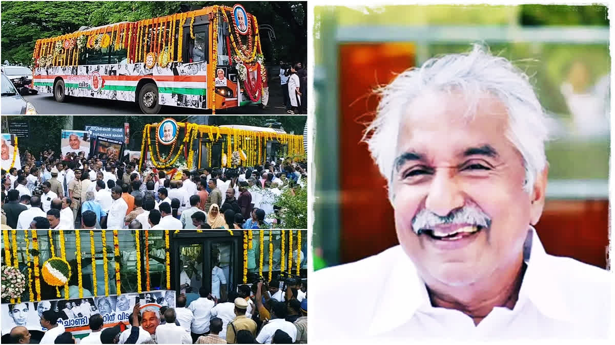 Kerala: Oommen Chandy's funeral procession to his hometown Kottayam starts