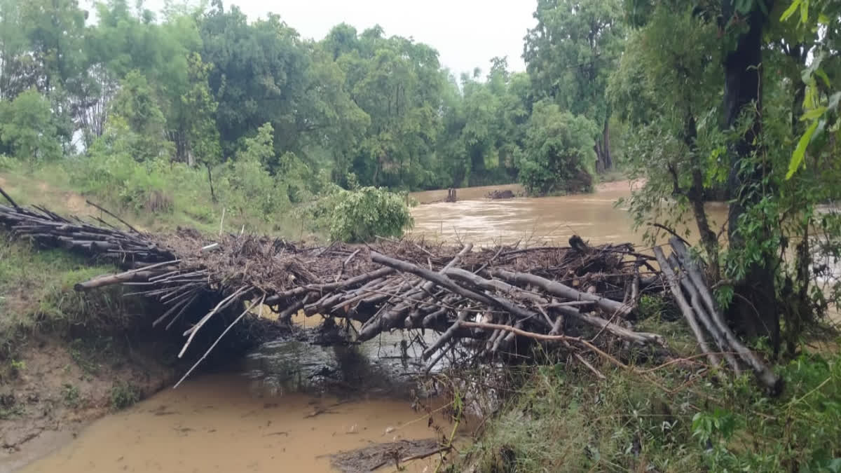 villages become islands due to Heavy Rain