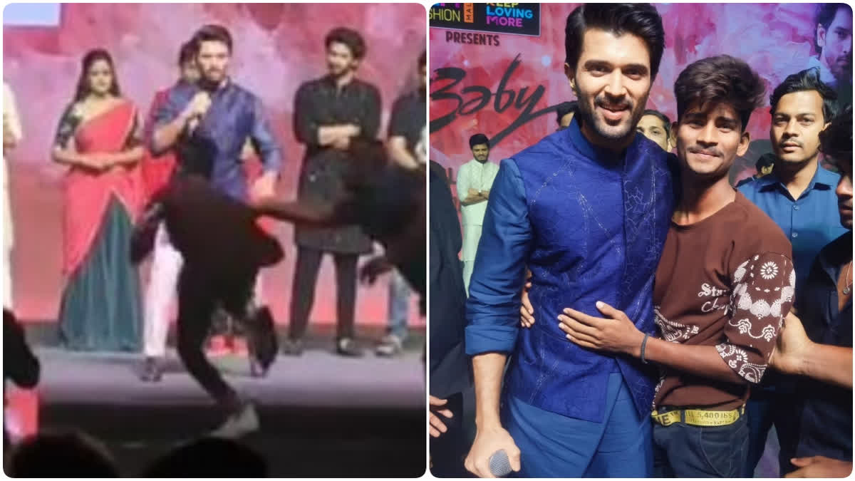 Fan scares Vijay Deverakonda by sprinting towards him: Watch