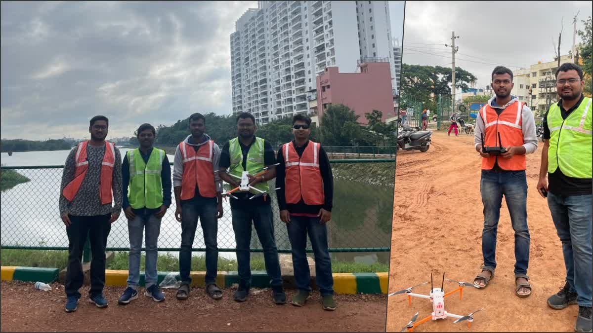 Survey of street dogs using drone in bengaluru