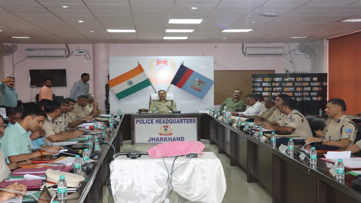 Jharkhand DGP meeting