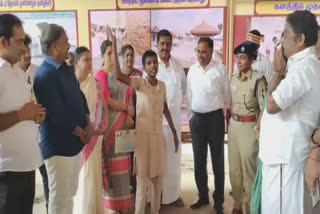 in mayiladuthurai school girl spoke Parasakthi movie dialogue at Tamil Nadu Day program