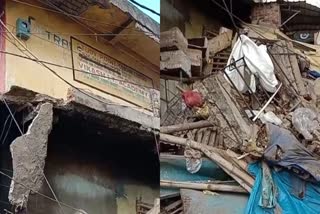 building fell in Parsudih market
