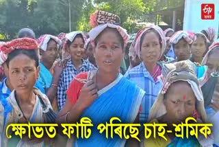 protest against scam in PDS rice