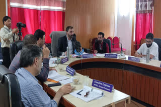 Dc Pulwama Held meeting for developmental works