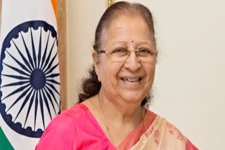 Former Lok Sabha Speaker Sumitra Mahajan