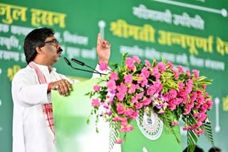 CM Hemant Soren in Dumri