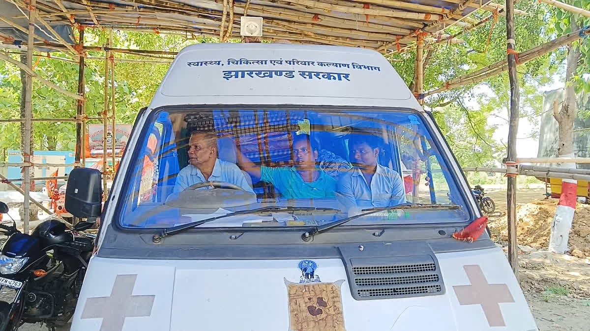 Ambulances carrying goods in Deoghar