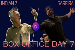 Indian 2 vs Sarfira Box Office Collection Day 7
