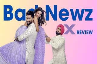 Bad Newz Poster featuring lead actors Vicky Kaushal, Triptii Dimri and Ammy Virk