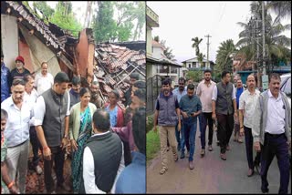 MP Yaduveer visits rain damaged areas