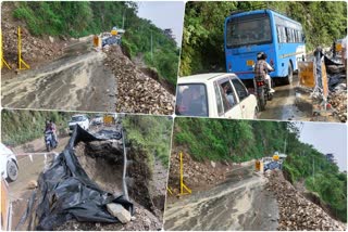 MUSSOORIE DEHRADUN ROAD CLOSED