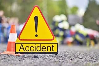 Road Accident in Medchal ORR Sevice Road