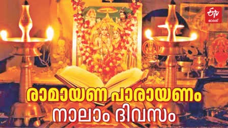 രാമായണ പാരായണം നാലാം ദിവസം  രാമായണ മാസം ഐതിഹ്യം  RAMAYANA MASAM STATUS  RAMAYANA MASAM 2024