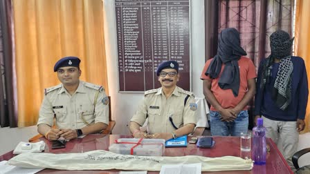 Two JJMP Naxalite arrested with weapons in Latehar