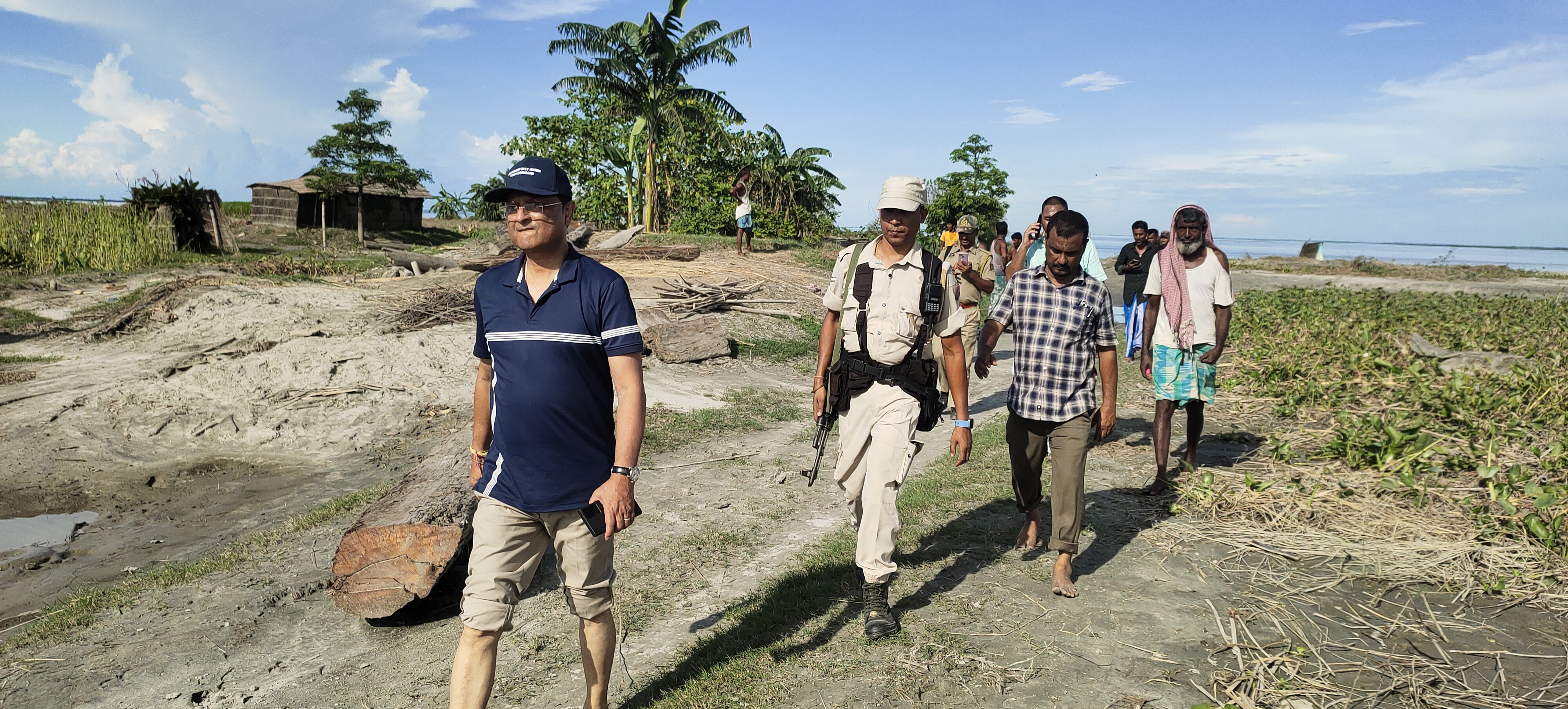 DC Debasish Sharma provides relief to flood victims in Morigaon