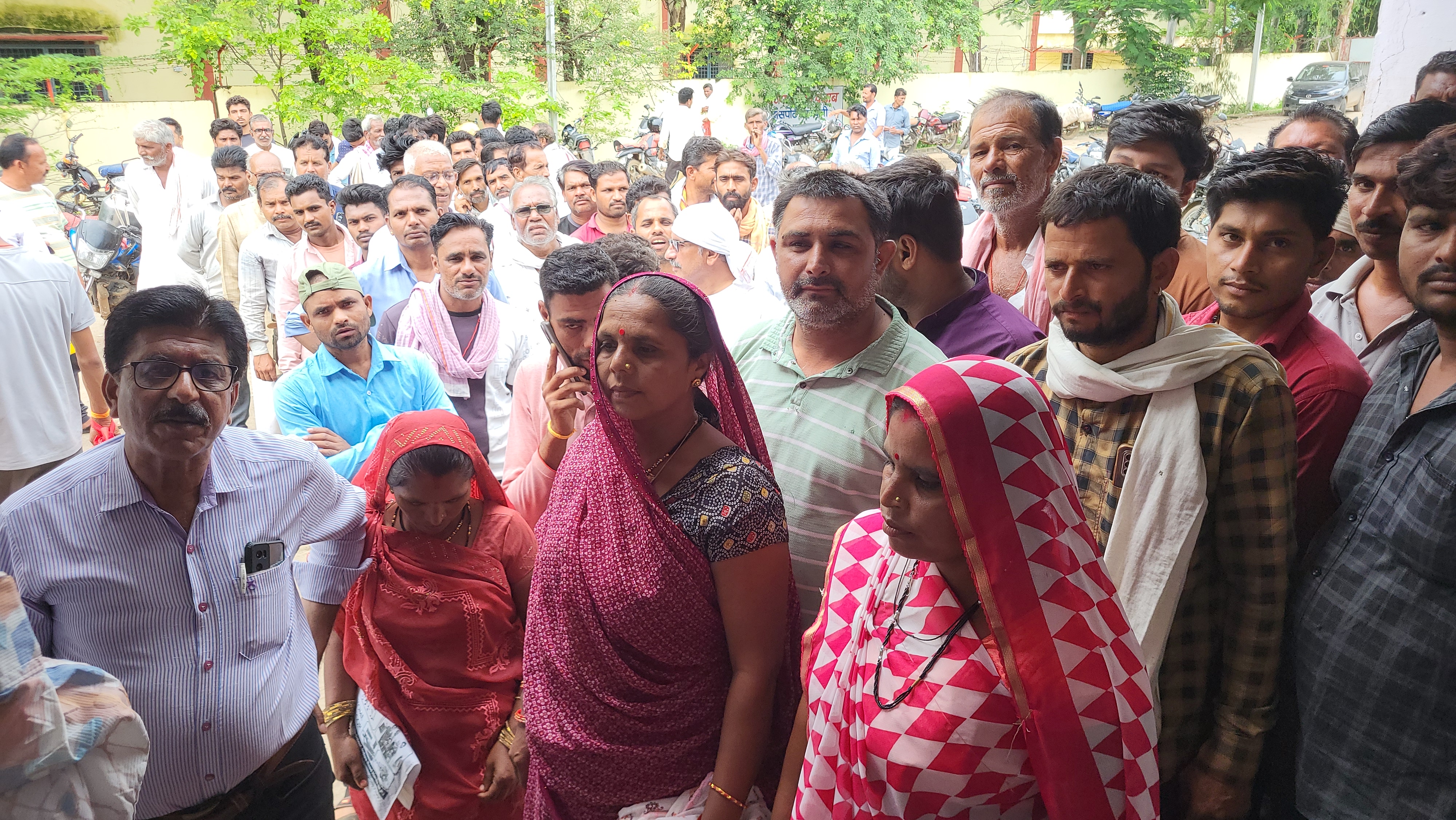 Farmers protest in Harda for fertilizer