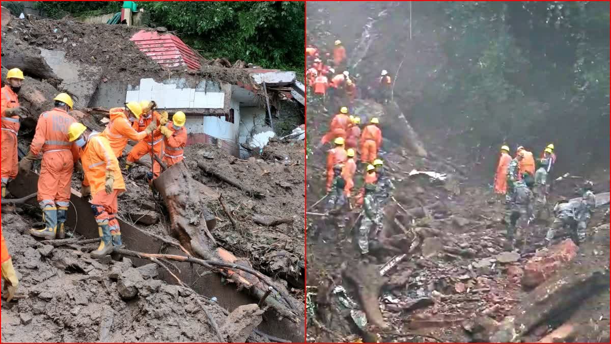 Rescue Operation in Shimla Shiv Temple Landslide