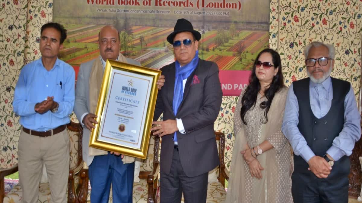 Tulip Garden enters World Book of Records